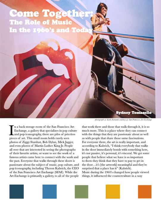 Article by Sydney Tomasello